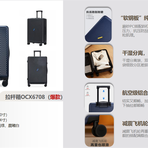 愛華仕（OIWAS）拉桿箱