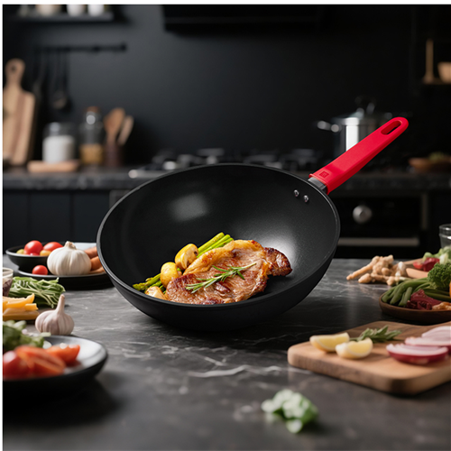 雙立人有鈦陶瓷不粘炒鍋30CM